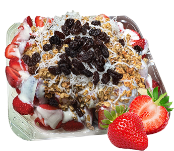 fresa con crema